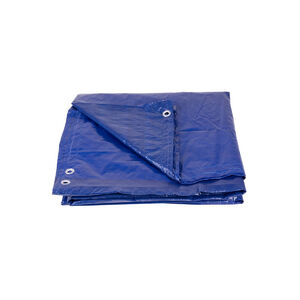 Ponyva PE kerek 4,5 m lefűzőlyukkal 120g/m2 k&eacute;k ST