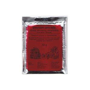 Bor&eacute;lesztőh&ouml;z sz&iacute;nmeg&ouml;rző t&aacute;panyag Optimum-Red v&ouml;r&ouml;sborhoz 30g