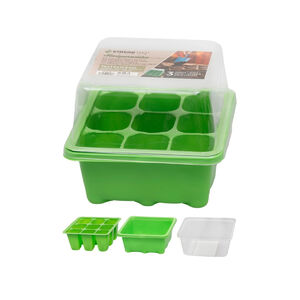 Szapor&iacute;t&oacute;l&aacute;da  9 pal&aacute;nt&aacute;hoz t&aacute;lca+ bet&eacute;t +fed&eacute;l 14x14x11,5 cm ST