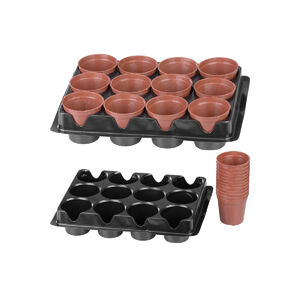 Szapor&iacute;t&oacute;l&aacute;da 12 pal&aacute;nt&aacute;hoz t&aacute;lca+ műa. cser&eacute;p 24x18x6 cm ST