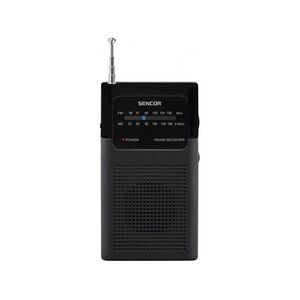Zsebr&aacute;di&oacute; anal&oacute;g SRD 1100 B fekete Sencor AM/FM