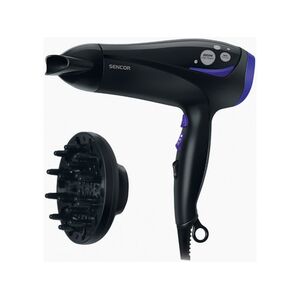 Hajsz&aacute;r&iacute;t&oacute; SHD 108VT 2000W, 2 fokozat, 3 sebess&eacute;g, ioniz&aacute;l&oacute; funkci&oacute; feket Sencor