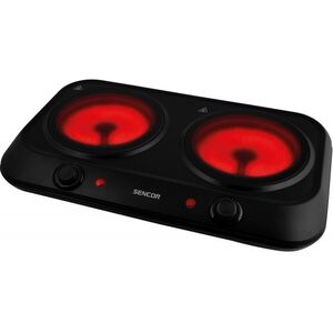Ak&aacute;r 2x 1200 W el&eacute;rhető maxim&aacute;lis teljes&iacute;tm&eacute;ny &bull; 2x 19 cm &aacute;tm&eacute;rővel rendelkező főzőlapok &bull; Infrav&ouml;r&ouml;s technol&oacute;gia n&eacute;h&aacute;ny percen bel&uuml;l el&eacute;ri az 500 &deg;C-os hőm&eacute;rs&eacute;kletet &bull; Ker&aacute;mia főzőlapok &bull; Egyszerű műk&ouml;dtet&eacute;s a forg&oacute;gombos termoszt&aacute;ttal &bull; Műk&ouml;d&eacute;sjelző l&aacute;mpa &bull; Fokozatmentesen &aacute;ll&iacute;that&oacute; termoszt&aacute;t &bull; Kompakt kialak&iacute;t&aacute;s, hordozhat&oacute; kivitel &bull; Ide&aacute;lis v&aacute;laszt&aacute;s koll&eacute;giumba, h&eacute;tv&eacute;gi h&aacute;zba, irod&aacute;ba