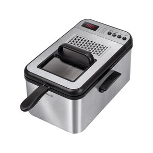&bull; Ak&aacute;r 2 200 W el&eacute;rhető maxim&aacute;lis teljes&iacute;tm&eacute;ny &bull; 3,2 literes maxim&aacute;lis s&uuml;tőkos&aacute;r kapacit&aacute;s &ndash; 1,4 kg has&aacute;bburgonya &bull; 110&deg;C &eacute;s 190&deg;C k&ouml;z&ouml;tt be&aacute;ll&iacute;that&oacute; termoszt&aacute;t &bull; 5 előre be&aacute;ll&iacute;tott program + egyedileg &aacute;ll&iacute;that&oacute; &bull; Tapad&aacute;smentes fel&uuml;let a belső ed&eacute;nyen &bull; Rozsdamentes h&aacute;z &bull; Időkapcsol&oacute; &bull; Levehető rozsdamentes fed&eacute;l, betekintő ny&iacute;l&aacute;ssal &bull; Be&eacute;p&iacute;tett foganty&uacute; a fed&eacute;l k&eacute;nyelmes nyit&aacute;s&aacute;hoz &bull; A s&uuml;tőkos&aacute;r foganty&uacute;ja a tiszt&iacute;t&aacute;shoz &eacute;s t&aacute;rol&aacute;shoz levehető &bull; Hossz&uacute; &eacute;lettartam&uacute; kr&oacute;mac&eacute;l s&uuml;tőkos&aacute;r &bull; Hideg tapint&aacute;s&uacute; foganty&uacute; a k&eacute;nyelmes haszn&aacute;lathoz &bull; Kijelző l&aacute;mpa &bull; Mechanikus műk&ouml;dtet&eacute;s &bull; Kivehető fűtőtest a t&ouml;k&eacute;letes tiszt&iacute;t&aacute;shoz &bull; Kivehető belső olajed&eacute;ny, mosogat&oacute;g&eacute;pben is moshat&oacute; &bull; Foganty&uacute; a k&eacute;nyelmes mozgat&aacute;shoz &bull; Alum&iacute;nium zs&iacute;rszűrő &bull; &Ouml;tletes tart&oacute; az olaj lecsepegtet&eacute;s&eacute;hez &eacute;s a h&aacute;l&oacute;zati vezet&eacute;k t&aacute;rol&aacute;s&aacute;ra &bull; Cs&uacute;sz&aacute;smentes l&aacute;bak garant&aacute;lj&aacute;k a k&eacute;sz&uuml;l&eacute;k biztons&aacute;gos haszn&aacute;lat&aacute;t &bull; Sz&aacute;mos biztons&aacute;gi funkci&oacute;val ell&aacute;tva