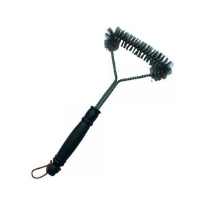 &bull; Grill tiszt&iacute;t&oacute;kefe &bull; Hossz&uacute;s&aacute;g: 30,0 cm &bull; Ac&eacute;lkefe, ov&aacute;lis kialak&iacute;t&aacute;s &bull; Anyag: erős ABS műanyag / ac&eacute;l sz&aacute;lak