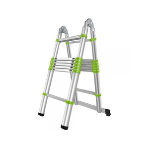 Egyedi teleszk&oacute;pos rendszer &Ouml;sszecsukva 90 x 49 x 18 cm 4,4 m l&eacute;tra - 2,2 m dupla l&eacute;tra Terhelhetős&eacute;g 150 kg