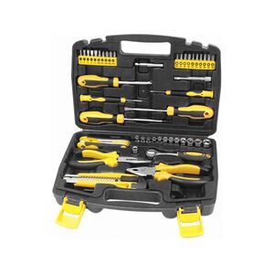 20x bit 1x m&aacute;gneses bittart&oacute; 1x aljzattart&oacute; 2x CRV mini csavarh&uacute;z&oacute; 1x CRV csavarh&uacute;z&oacute;: 5X100 mm (-, +) 1x 1/4 &rdquo;X3&rdquo; kiterjeszt&eacute;s 7x CRV hexagombok: 1,5-6 mm 12x1 / 4 "-es aljzatok: 4,4,5,5,5,5,6,7,8,9,10,11,12,13 mm 1x tart&oacute; adapter 1/4 &rdquo;bit 1x 1/4 &rdquo;racsnis foganty&uacute; 1x6 &rdquo;hossz&uacute; orrfog&oacute; 1x6 &rdquo;-es fog&oacute; 1x k&eacute;s