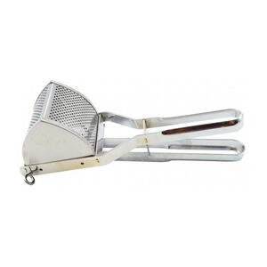 Anyaga: rozsdamentes ac&eacute;l M&eacute;rete: kb. 30 cm hossz&uacute;, 9 cm sz&eacute;les Haszn&aacute;lata: a karok sz&eacute;tnyit&aacute;sa ut&aacute;n helyezze a megh&aacute;mozott főtt burgony&aacute;t a nyom&oacute;ba, majd nyomja &ouml;ssze a karokat.