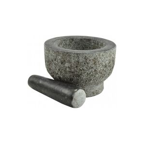 Anyaga: gr&aacute;nit M&eacute;rete: 15 cm &aacute;tm&eacute;rőjű, 10 cm magas a mozs&aacute;r, 14,5 cm hossz&uacute; &eacute;s 4 cm &aacute;tm&eacute;rőjű a t&ouml;rő Aj&aacute;nljuk: fűszer-, gy&oacute;gyszer-, magvak apr&iacute;t&aacute;s&aacute;hoz, fűszeres olajok k&eacute;sz&iacute;t&eacute;s&eacute;hez