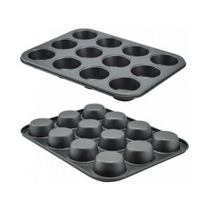 Anyaga: tapad&aacute;smentes bevonattal ell&aacute;tott ac&eacute;l M&eacute;rete: 35,5*26,5*3 cm; s&uuml;tiforma m&eacute;rete: 6,5 cm &aacute;tm&eacute;rőjű, 3 cm m&eacute;ly Haszn&aacute;lhat&oacute;: g&aacute;z-, illetve elektromos s&uuml;tőben.