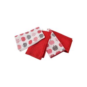 Anyaga: textil Tartalma: 4 db konyharuha M&eacute;rete: 48*40 cm Tiszt&iacute;t&aacute;sa: mos&oacute;g&eacute;pben max 40 fokon moshat&oacute;. Ne rakja sz&aacute;r&iacute;t&oacute;g&eacute;pbe! Ne haszn&aacute;ljon feh&eacute;r&iacute;tőt! Aj&aacute;nljuk: s&uuml;t&eacute;shez, főz&eacute;shez