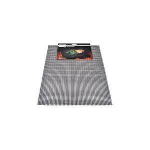 Anyaga: teflon (260 fokig hő&aacute;ll&oacute;) M&eacute;rete:40*33 cm, de m&eacute;retre v&aacute;ghat&oacute; S&uacute;lya:100 g Haszn&aacute;lhat&oacute;: szabadtűz&ouml;n &eacute;s s&uuml;tőben egyar&aacute;nt. Kb. 1000 haszn&aacute;latra alkalmas Tiszt&iacute;t&aacute;sa: tapad&aacute;smentes bevonatnak k&ouml;sz&ouml;nhetően k&ouml;nnyen tiszt&iacute;that&oacute;. Mosogat&oacute;g&eacute;pben moshat&oacute;. Aj&aacute;nljuk: grillez&eacute;shez, kerti partira, egy&eacute;b alkalmakra