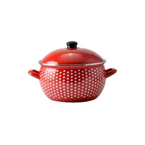 Zom&aacute;ncozott l&aacute;bas p&ouml;tty&ouml;s 24cm+fedő 6L-es