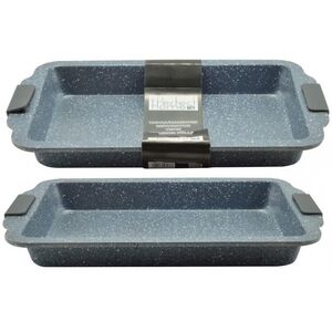 Tepsi szilikon f&uuml;llel 40,6x36,5x5 cm tapm.bev. Granite