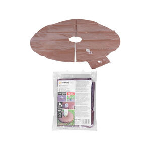 &Ouml;nt&ouml;zőzs&aacute;k 75L kerek PVC barna