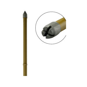 Vir&aacute;gt&aacute;masz ac&eacute;l-műanyag  TY 11/900 mm barna ST