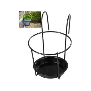 Vir&aacute;gcser&eacute;ptart&oacute; BUMETA  f&eacute;m,korl&aacute;thoz, balkonhoz,kerek, &aacute;l&aacute;t&eacute;ttel, 22 cm