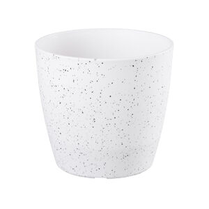 Vir&aacute;gtart&oacute;/kasp&oacute; műa. Stone, 23x20,5 cm, feh&eacute;r, kő hat&aacute;s&uacute;