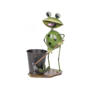 Var&aacute;zsoljon eredetis&eacute;get &eacute;s rendezetts&eacute;get kertj&eacute;be! A MagicHome kerti dekor&aacute;ci&oacute;s Kert&eacute;sz b&eacute;ka minden udvart &eacute;s kertet megsz&eacute;p&iacute;t. &Uuml;ltesse el kedvenc vir&aacute;gj&aacute;t a b&eacute;k&aacute;hoz. A d&iacute;szb&eacute;ka f&eacute;mlemezbol k&eacute;sz&uuml;lt, m&eacute;retei 23 x 16 x 33 cm.