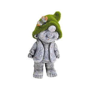 A gy&ouml;ny&ouml;rű MagicHome gn&oacute;m dekor&aacute;ci&oacute; minden kertet vagy udvart d&iacute;sz&iacute;t. A kerti t&ouml;rp&eacute;k biztosan &eacute;lvezetesebb&eacute; teszik az udvaron vagy a kertben val&oacute; &uuml;ld&ouml;g&eacute;l&eacute;st, &eacute;s nagyszerű kieg&eacute;sz&iacute;tői lesznek a vir&aacute;g&aacute;gy&aacute;snak. M&eacute;retek: 9,5x6,5x17,8 cm.