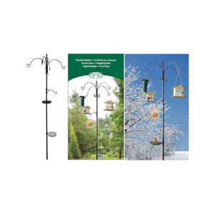 Mad&aacute;retető &aacute;llv&aacute;ny lesz&uacute;rhat&oacute; f&eacute;m 5 akaszt&oacute; 2 t&aacute;l FB150 300 cm