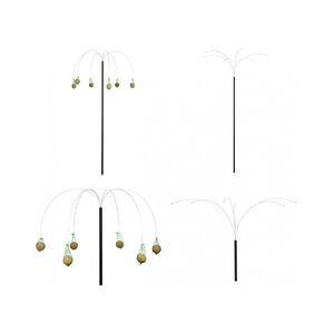 Mad&aacute;retető &aacute;llv&aacute;ny lesz&uacute;rhat&oacute; 6 akaszt&oacute;val FB435 137 cm