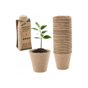 Tőzegcser&eacute;p 24 db-os klt  80x80mm CH