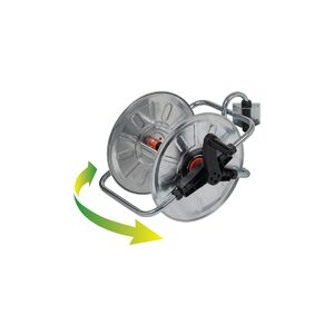 T&ouml;mlődob 50 m 1/2&rdquo; t&ouml;mlőh&ouml;z f&eacute;m v&aacute;z, f&eacute;m dob, 180&deg;-ban elford&iacute;that&oacute; AG