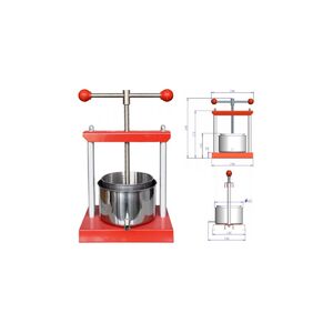 Gy&uuml;m&ouml;lcspr&eacute;s f&eacute;m kos&aacute;rral 2 literes 30,5 x 26,5 x 42,5 cm CH