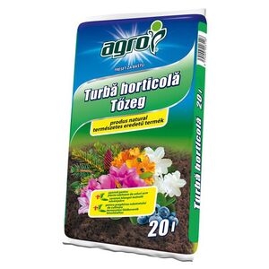 Tőzeg k&ouml;zepes szemcs&eacute;jű Agro 20 liter ACs (120/raklap)