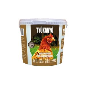 Ty&uacute;kany&oacute; tr&aacute;gya pellet&aacute;lt 4 kg v&ouml;dr&ouml;s (cca10 liter)