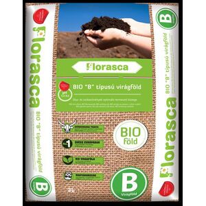 Vir&aacute;gf&ouml;ld &rdquo;B&rdquo; semleges, d&iacute;sz &eacute;s szoban&ouml;v&eacute;nyekhez BIO 20 Liter Florasca (60/raklap)