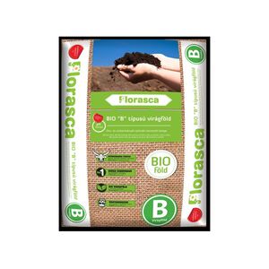 Vir&aacute;gf&ouml;ld &rdquo;B&rdquo; semleges, d&iacute;sz &eacute;s szoban&ouml;v&eacute;nyekhez BIO 40 Liter Florasca (33/raklap)