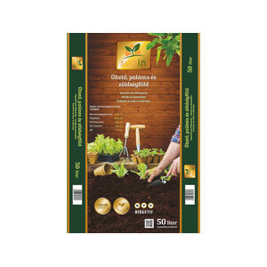 6,0-7,0 pH Felhaszn&aacute;l&aacute;sra k&eacute;sz vir&aacute;gf&ouml;ld z&ouml;lds&eacute;gf&eacute;l&eacute;k magvet&eacute;s&eacute;hez, pal&aacute;ntanevel&eacute;s&eacute;hez, dugv&aacute;nyoz&aacute;shoz &eacute;s gy&ouml;kereztet&eacute;shez valamint z&ouml;lds&eacute;gf&eacute;l&eacute;k hajtat&aacute;s&aacute;hoz. &Ouml;sszet&eacute;tel: finomra dar&aacute;lt feh&eacute;r tőzeg, fekete tőzeg, homok, agyag, m&eacute;sz, műtr&aacute;gya. Kiszerel&eacute;s: 50 liter, 20 liter Kiv&aacute;l&oacute; gy&ouml;k&eacute;rk&eacute;pződ&eacute;st biztos&iacute;t a megfelelően laza szerkezet &aacute;ltal. J&oacute; v&iacute;zfelv&eacute;tel. K&uuml;l&ouml;n&ouml;sen laza, rostos szerkezet.