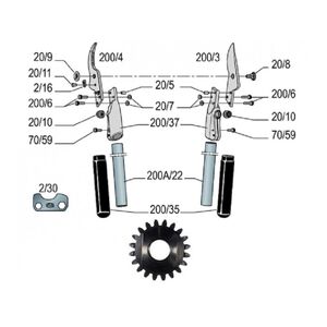 Anya k&ouml;zponti csap anya FELCO 20