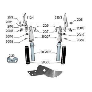 V&aacute;g&oacute;penge p&oacute;tpenge FELCO 210 &iacute;velt &eacute;lű