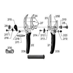 Szegecs FELCO 2 - 10 db/csomag