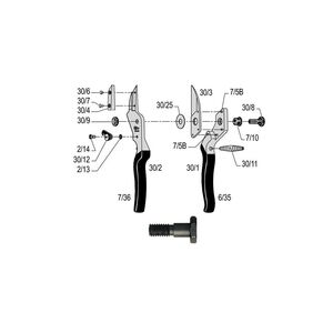 K&ouml;zponti tengely FELCO 30