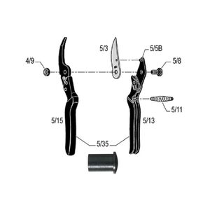 Szegecs FELCO 7, 8, 13 - 10 db/csomag