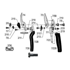 Csavar FELCO 7 - 10 db/csomag