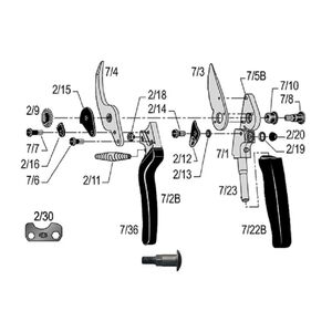Csavar v&aacute;g&oacute;penge csavar FELCO 7 - 10db/csomag