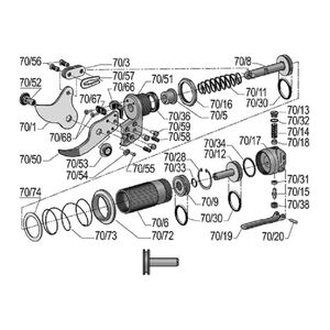 Dugatty&uacute; r&uacute;d pneumatic FELCO 70,73,74,79