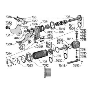 Csavar z&aacute;r&oacute; csavar pneumatic FELCO 70