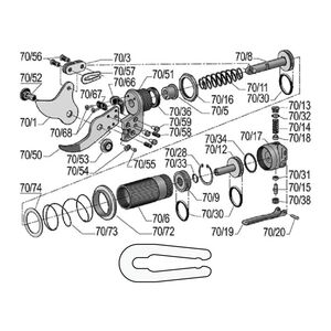 Patent szem pneumatic FELCO 70,73,74,79