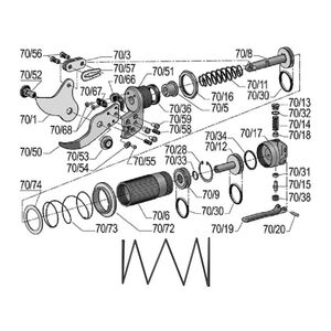 Rug&oacute; pneumatic FELCO 70