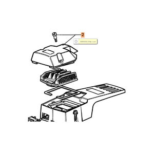 L&eacute;gszűrő levegőszűrő fed&eacute;l 980