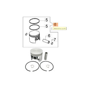 Dugatty&uacute; komplett 52 mm - 980,981,983TTA,985HD,GS820,MTL85 - RENDEL&Eacute;SRE