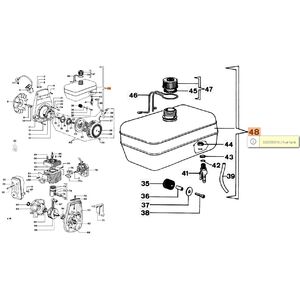 Tank &uuml;zemanyag KOMPLETT SA 45 TL, SC 55B