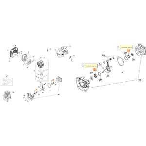 Csap&aacute;gy, főtengely csap&aacute;gy Multi Mate motor 6001 C3  ( 2 db/g&eacute;p)