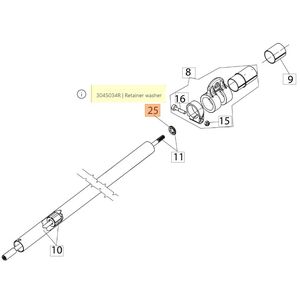 Biztos&iacute;t&oacute;gyűrű, z&eacute;ger 24-3045029